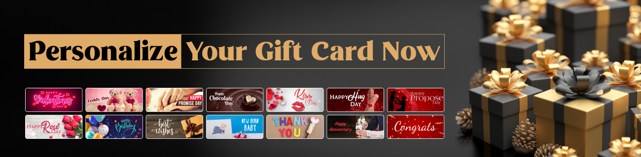 Personalize your gift card